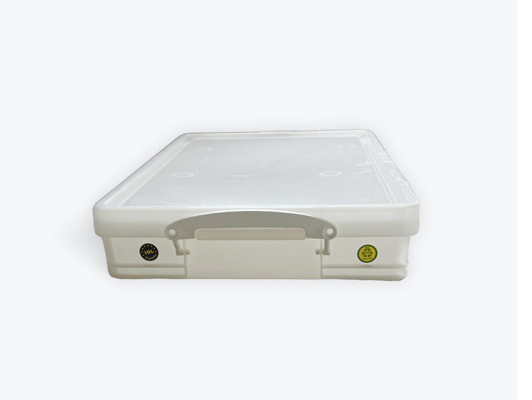 10 Litre Extra Strong Really Useful Box (White)