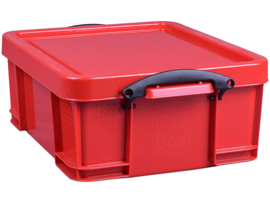 18 Litre Red Solid Box