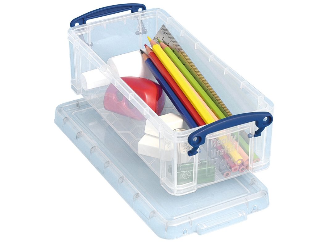 0.9 Litre Clear Really Useful Box