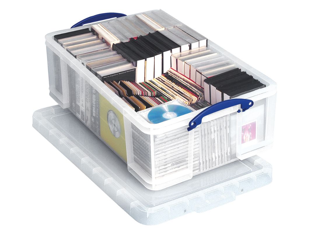 50 Litre Clear Really Useful Box