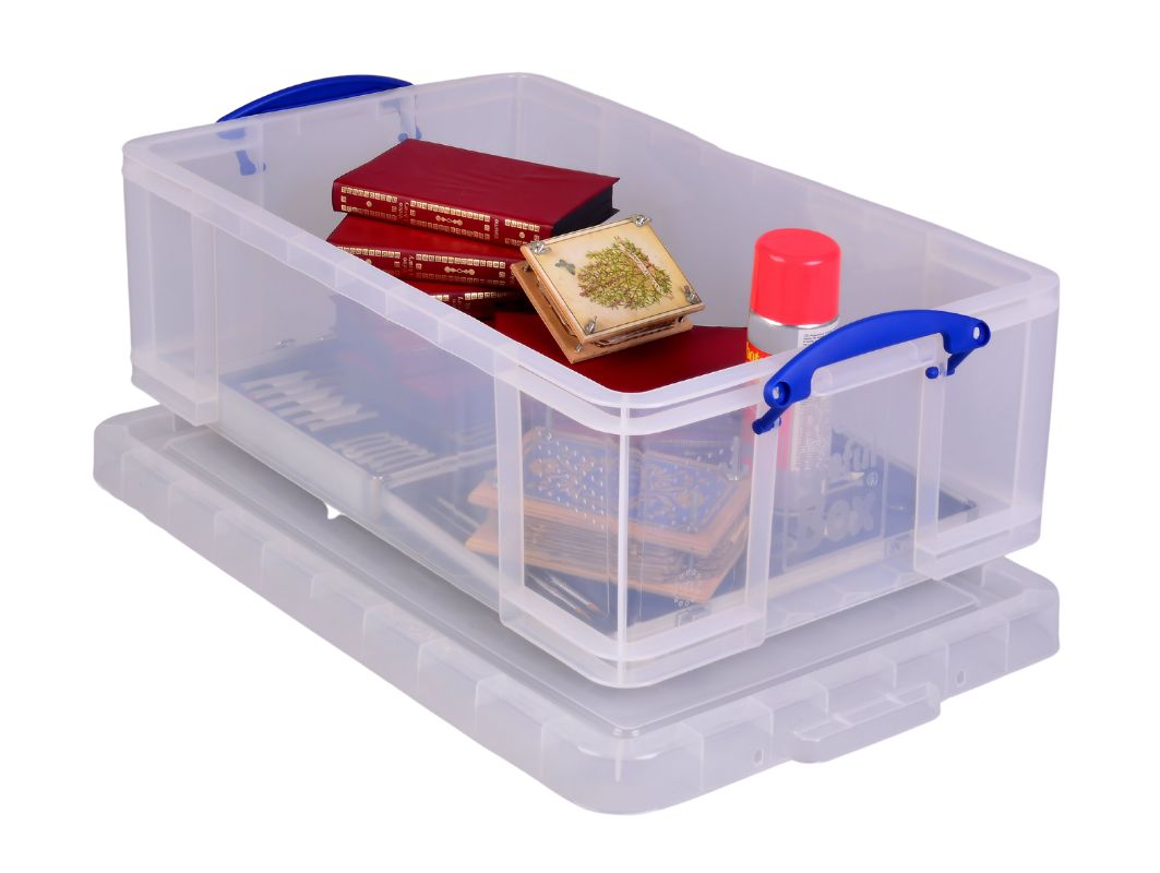 50 Litre Clear Really Useful Box