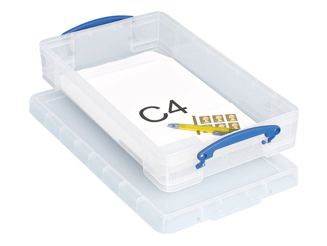 6 Litre Clear Really Useful Box