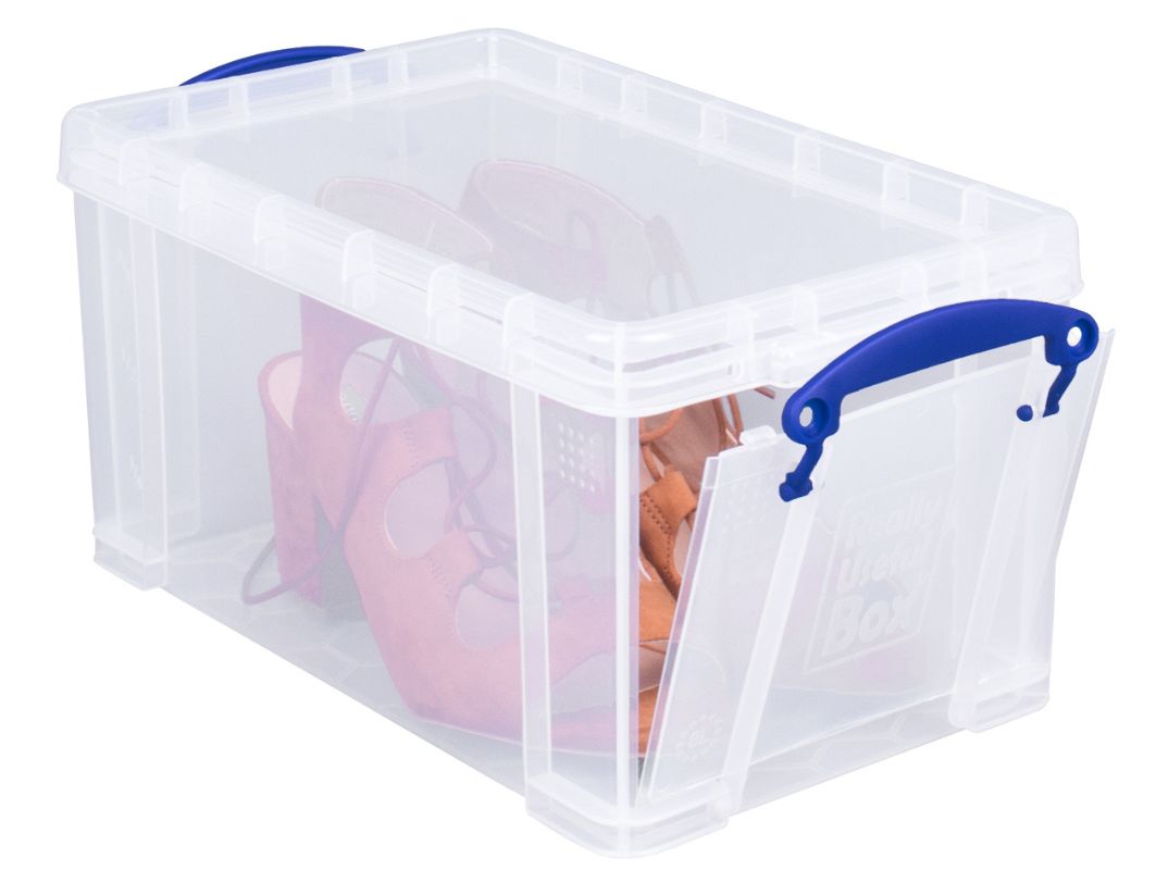 8 Litre Open Front Clear Really Useful Box