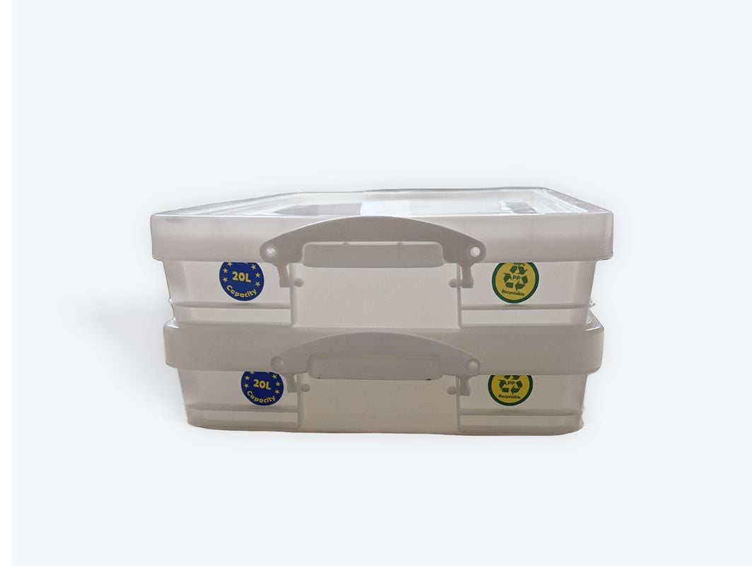 20 Litre Extra Strong Really Useful Box (White)