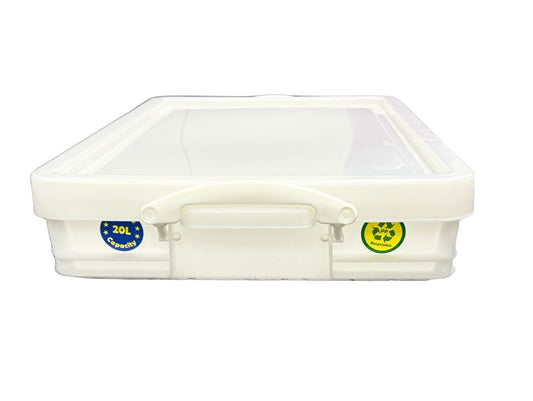 20 Litre Extra Strong Really Useful Box (White)