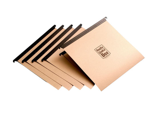 12 x 12 inch suspension files - pack of 5 to fit 25 litre clear box