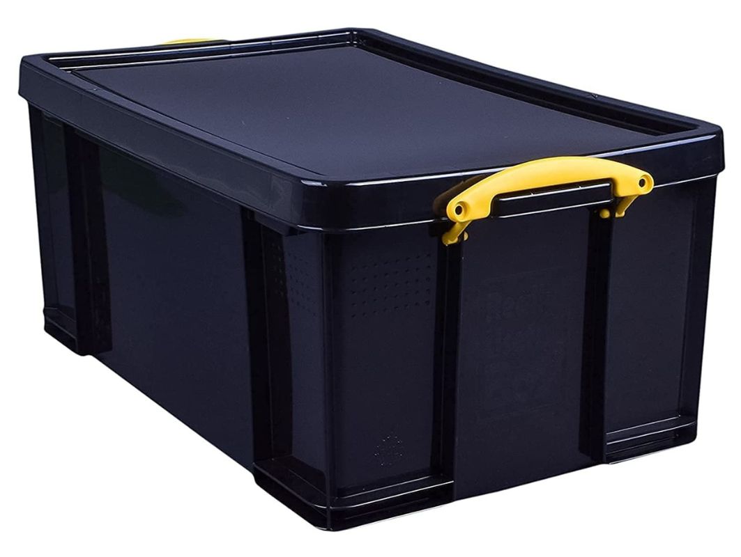 big400 racking bay with 20 x 48 litre really useful... 48 Litre Extra Strong Really Useful Box (Black) – Really Useful Boxes ...