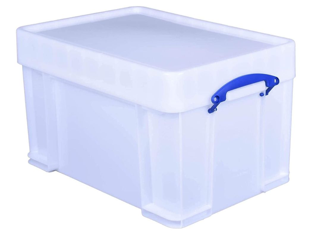 big400 racking bay with 20 x 48 litre really useful... 48 Litre XL Extra Strong Really Useful Box (White) – Really Useful ...